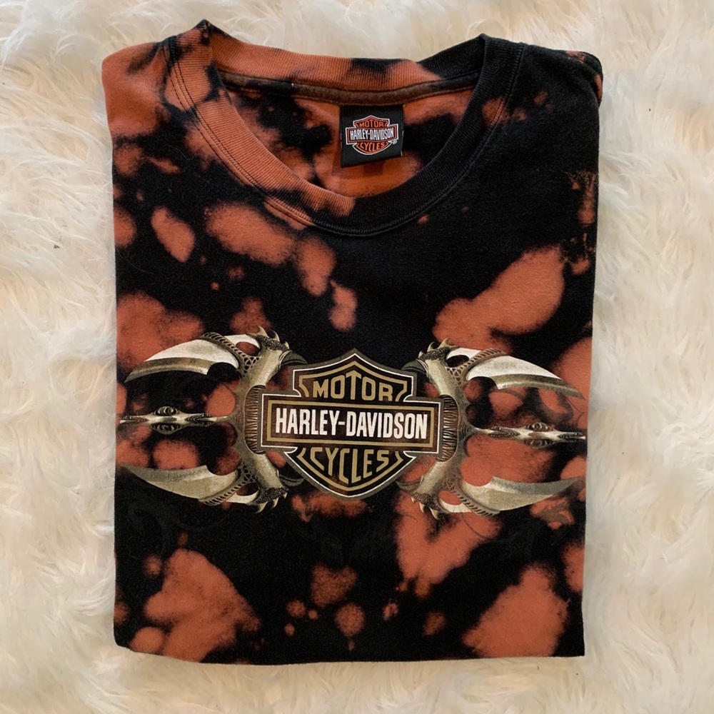 Vintage Harley Davidson reworked tee shirt